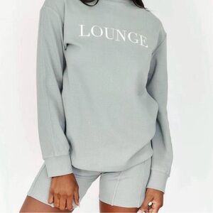 Lounge Apparel Loungewear Long Sleeve + Shorts Set